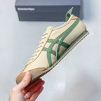 ASICS Onitsuka Tiger Mexico 66 – Birch / Sage Green Low-Top Retro Sneaker