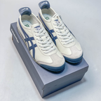 ASICS Onitsuka Tiger Mexico 66 – Cream / Navy Blue Low-Top Retro Sneaker