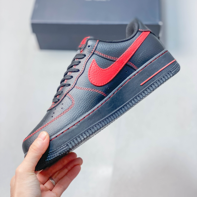 Nike Air Force 1 '07 Low Black Red IM5755-700