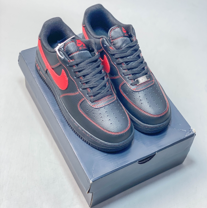 Nike Air Force 1 '07 Low Black Red IM5755-700