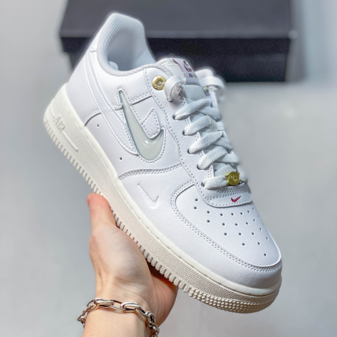 Nike Air Force 1 '07 Low White Transparent Swoosh IM5755-700