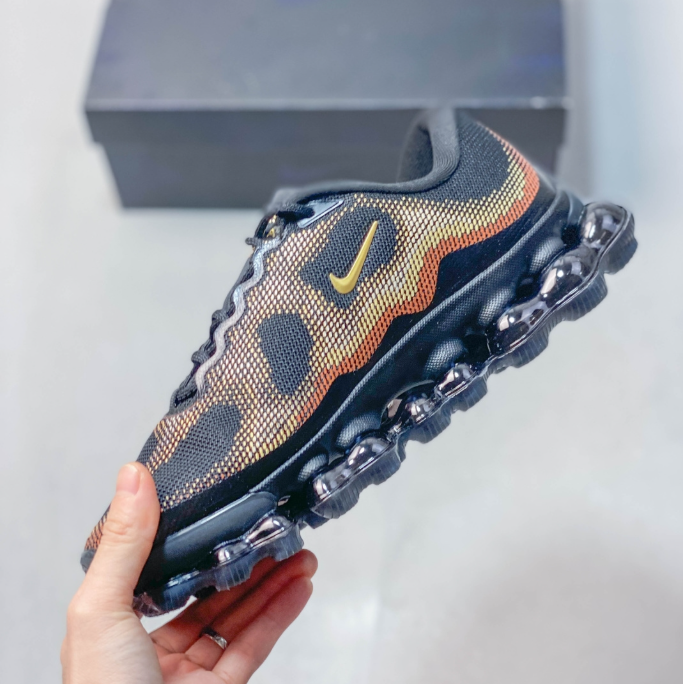 Nike Air Liquid Max Black/Orange Gradient Yellow Swoosh IQ7634-069