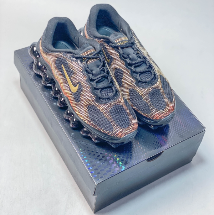 Nike Air Liquid Max Black/Orange Gradient Yellow Swoosh IQ7634-069