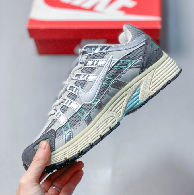 Nike P-6000 Cool Grey / Silver / Mint HF0728-201