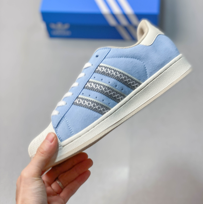 Adidas Originals Superstar 2 Periwinkle Blue / Cream  LC0469