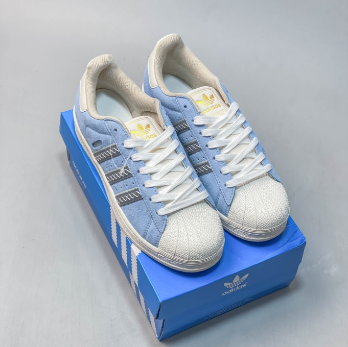 Adidas Originals Superstar 2 Periwinkle Blue / Cream  LC0469