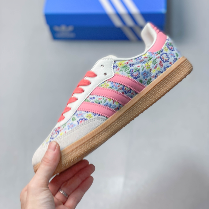 adidas Originals Samba OG Leopard Print / Teal Lace KI6674