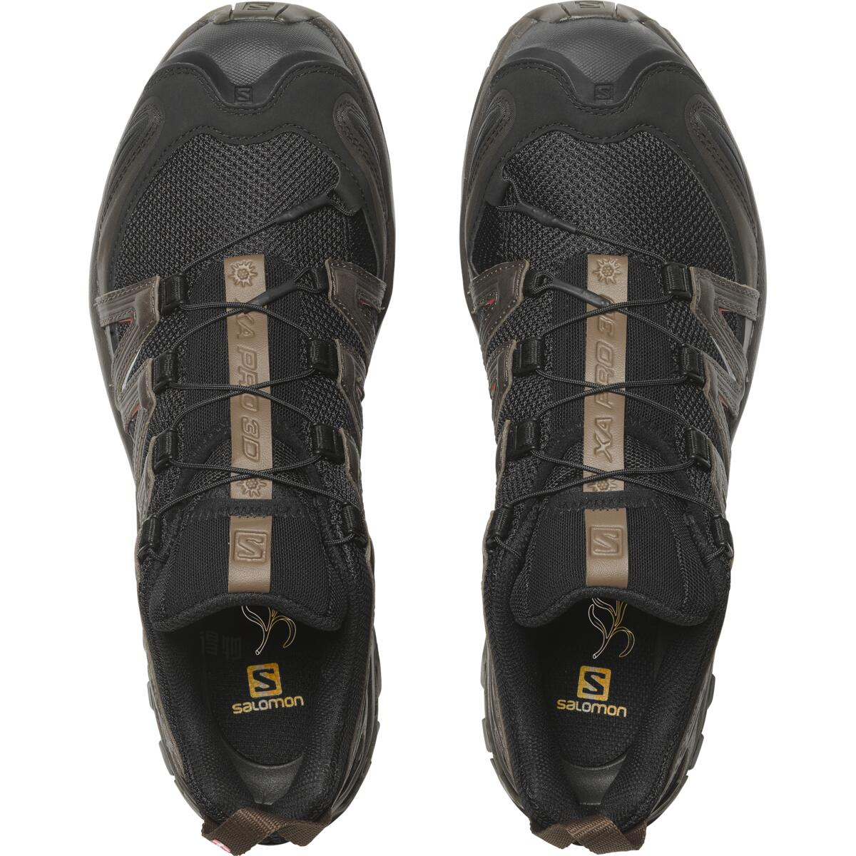 Salomon XA Pro 3D La Yaute Sneakers – Black & Charcoal with Red Details