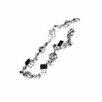 Chrome Hearts DICE AND CROSSBALL BRACELET 4