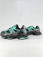New Balance 9060 – Black / Mint Green Chunky Retro Sneaker
