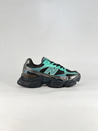New Balance 9060 – Black / Mint Green Chunky Retro Sneaker