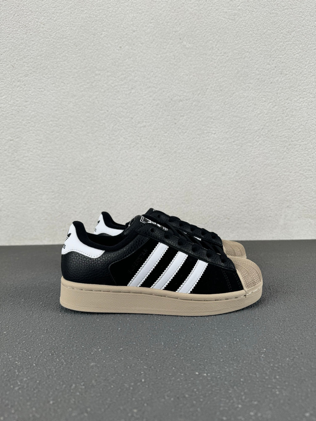 Adidas Originals Superstar – Black Suede / Cream Shell Toe Low-Top Sneaker