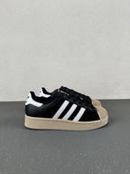 Adidas Originals Superstar – Black Suede / Cream Shell Toe Low-Top Sneaker