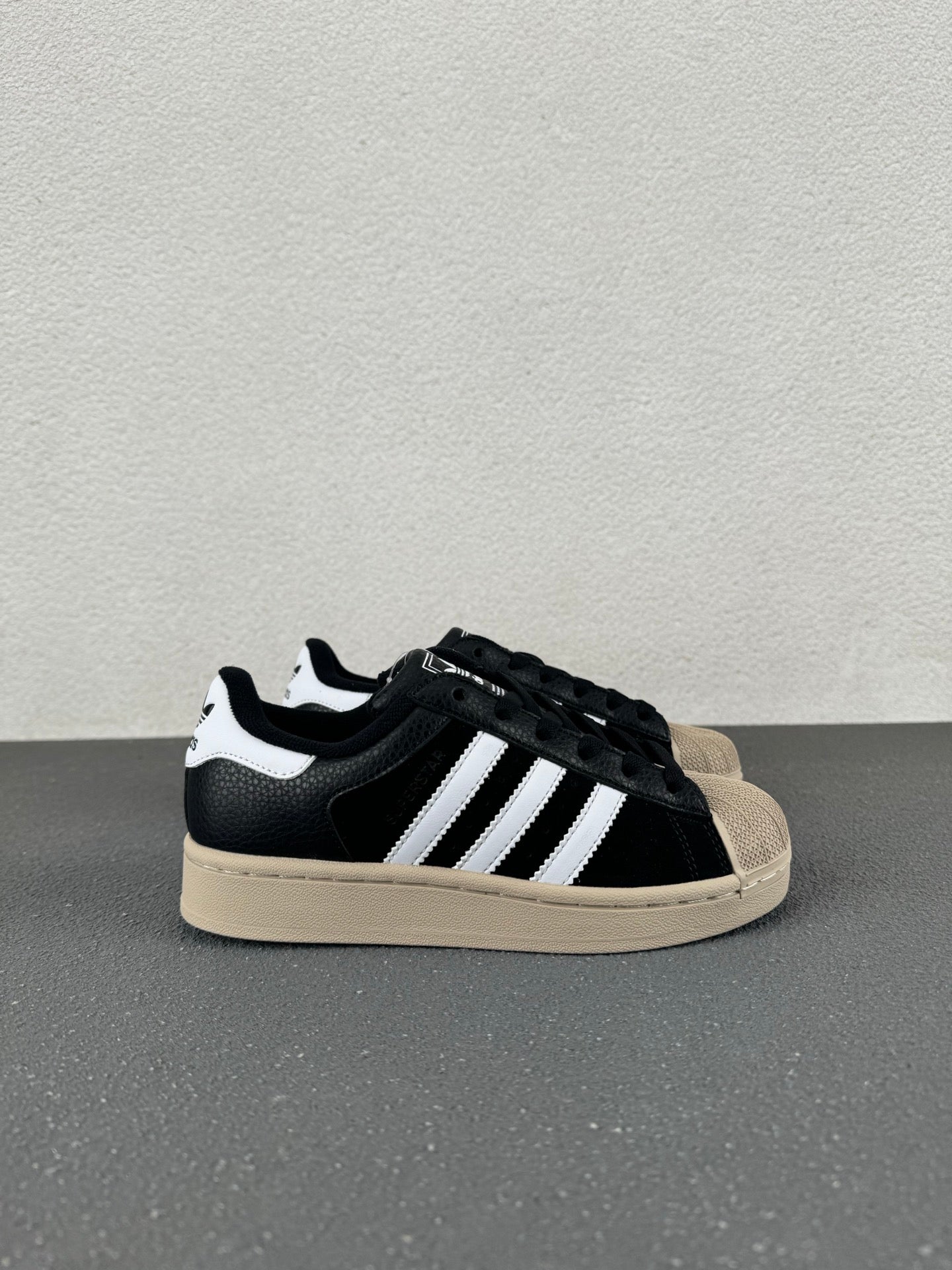 Adidas Originals Superstar – Black Suede / Cream Shell Toe Low-Top Sneaker