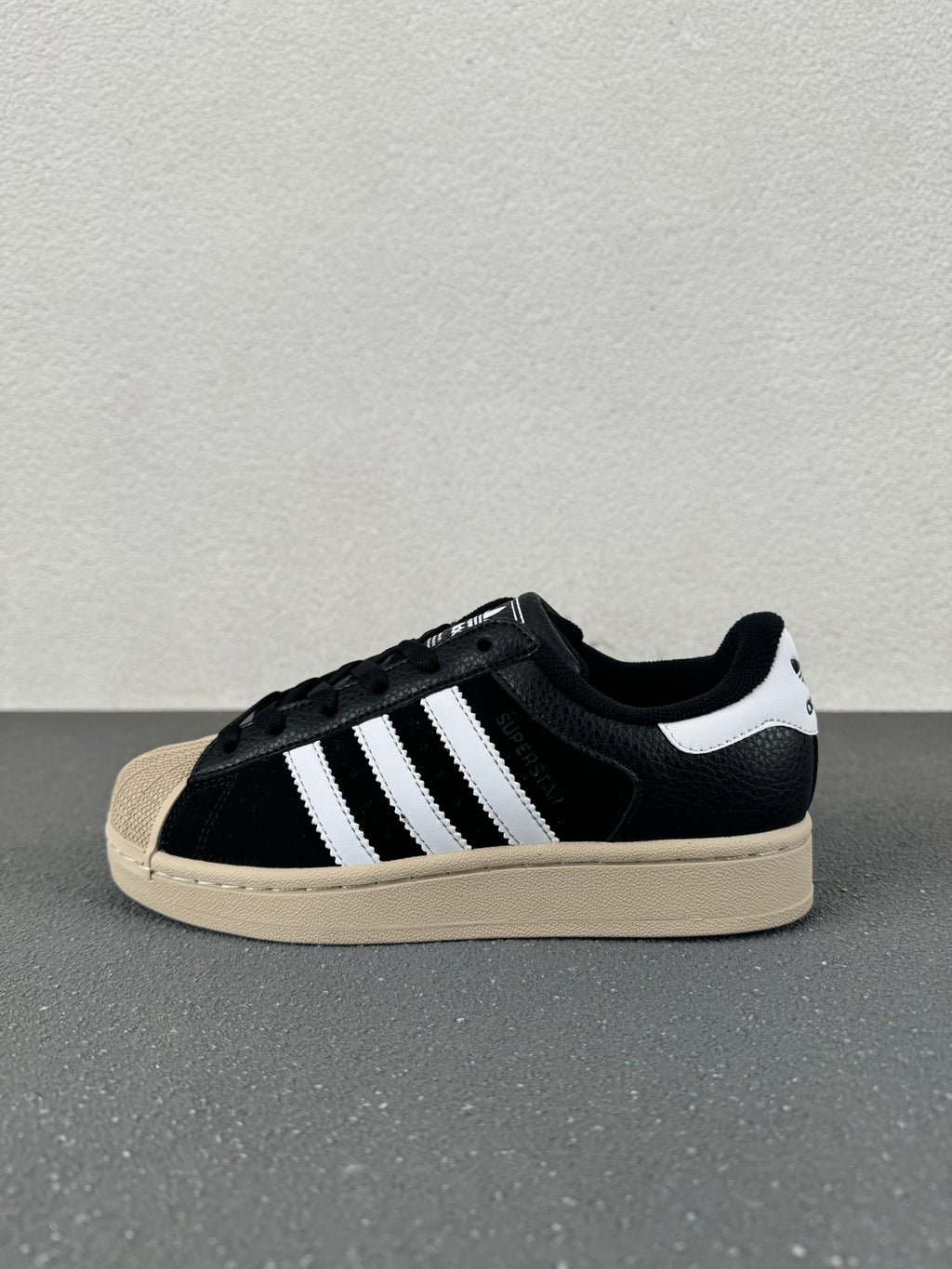 Adidas Originals Superstar – Black Suede / Cream Shell Toe Low-Top Sneaker