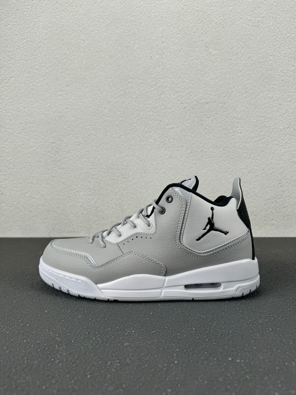 Nike AJ3Air Jordan Courtside 23 – Wolf Grey / White / Black Mid-Top Sneaker