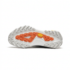 Nike ACG sneaker outsole with orange and yellow details on white background
