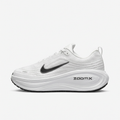 Nike ZoomX low-top sneaker in white with a black Swoosh, side view