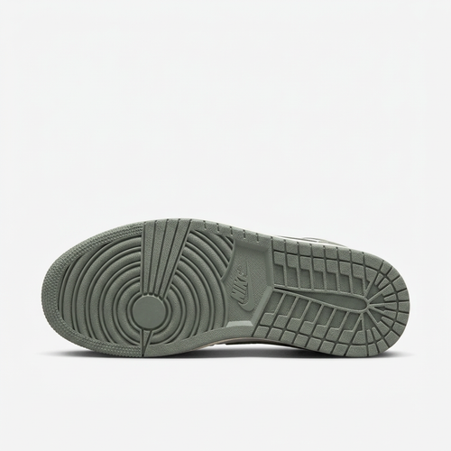 Grey rubber outsole of the Air Jordan 1 Low sneaker